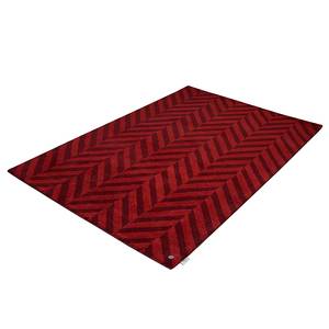 Tappeto Country Zigzag Rosso - Dimensioni: 140 x 200 cm