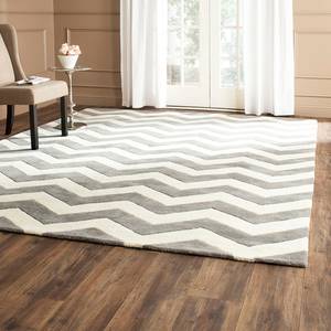 Tapis Crosby Gris foncé - 200 x 200 cm