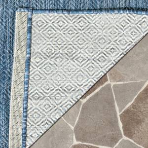 Tapis Delano Fibres synthétiques - Bleu - 60 x 109 cm