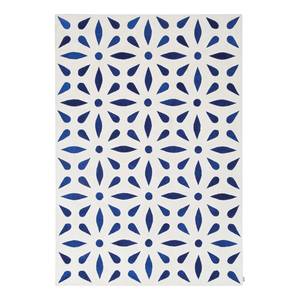 Teppich Delft Weiß / Blau - 200 x 290 cm