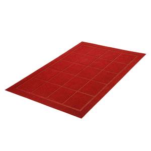 Tapijt geweven - rood - synthetische vezels - 60x110cm