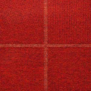Teppich Design Gewebt Rot - 80 x 150 cm
