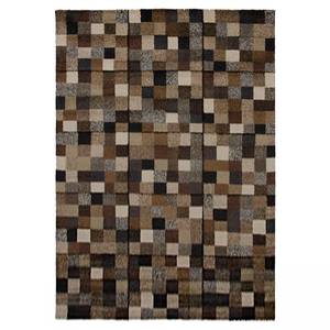 Geweven designtapijt Bruin - Textiel - 160 x 1.2 x 230 cm