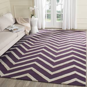 Tappeto Edie Viola/Color crema - Misure: 121 x 182 cm - 120 x 180 cm