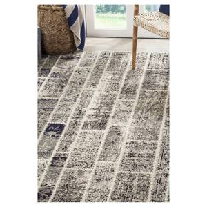 Tapis Effi Fibres synthétiques - Sable / Gris - 120 x 180 cm