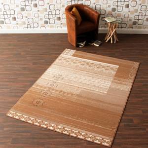 Teppich Emblem Braun / Beige - 190 x 280 cm