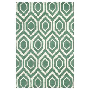 Tapis Essex Vert / Crème - 122 x 183 cm - 120 x 180 cm