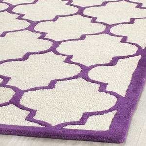 Teppich Everly Elfenbein/Violett - Maße: 152 x 243 cm