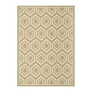 In-/outdoortapijt Felix groen/beige