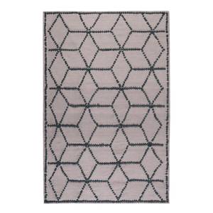 Tapis Fiesta (tissé à la main) Laine vierge / Coton - Cappuccino / Gris marron - 80 x 150 cm