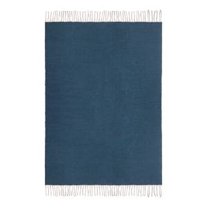 Teppich Fil Wolle - Blau - 141 x 222 cm