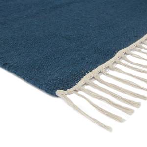 Teppich Fil Wolle - Blau - 200 x 324 cm