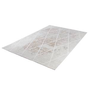 Teppich Fine (maschinellgewebt) Kunstfaser - Weiß / Cappuccino - 140 x 200 cm