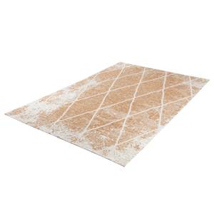 Teppich Fine (maschinellgewebt) Kunstfaser - Hellbraun / Weiß - 140 x 200 cm