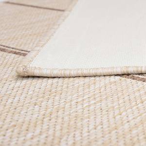 Teppich-FLACHGEWEBE TEPPICH Beige veredelte synthetische Spezialfaser 5