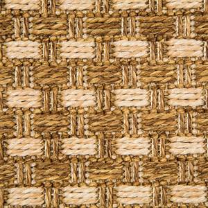 Laagpolig tapijt beige synthetische vezels - 80x150cm