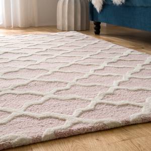 Tapis Flagging II Laine -Rose