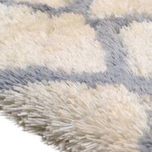 Tapis Flocatic Lines (tufté à la main) Fibres synthétiques - Beige / Gris clair - 120 x 180 cm