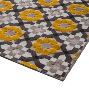 Tapis Flow III Tissu - Jaune / Beige