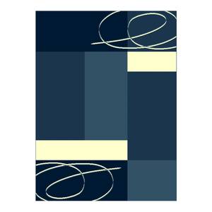 Teppich Grafik Blue 60 x 110 cm