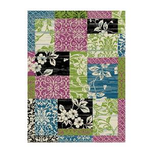 Tapis Heila Rose / Vert - 190 x 280 cm