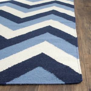 Teppich Harlow Blau - Textil - 90 x 1 x 150 cm