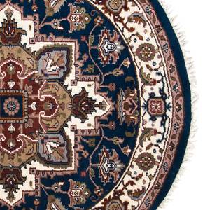 Teppich Heriz Imperial Blau - Naturfaser - 150 x 1.2 x 150 cm