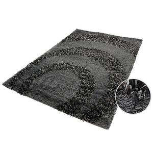 Tapis Design Poil haut argenté Fibre spéciale synthétique fine 2 - 160 cm x 230 cm