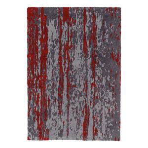 Tapijt Impression kunstvezel - Grijs/rood - 160x230cm