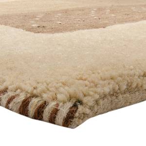 Tapis Indo Gabbeh Yamunanagar Marron Pure laine vierge