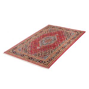 Tappeto Indo Hyderabad Rosso Pura lana Tappeto-Indo Hyderabad Rosso - Pura lana - 60 x 90 cm