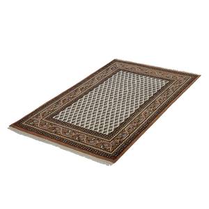 Teppich-Indo Mir Dehli Beige Reine Wolle - 60 x 90 cm