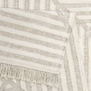 Teppich Irregular Fields (handgewebt) Mischgewebe - Creme / Beige - 130 x 190 cm