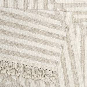 Teppich Irregular Fields (handgewebt) Mischgewebe - Creme / Beige - 160 x 230 cm