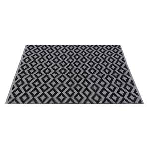 Teppich Jacquard II Baumwollstoff - Schwarz / Grau