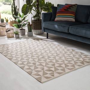 Tapis Jacquard I Coton - Beige / Marron