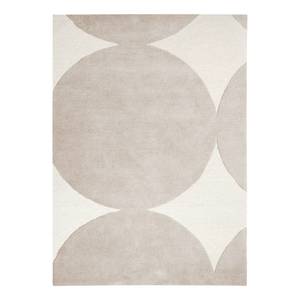 Tapis à poils courts Khail Coton - Beige / Gris