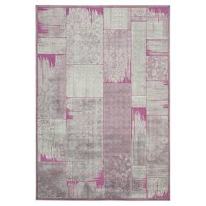 Tapijt Kingstown Grijs - Paars - Textiel - 120 x 170 cm