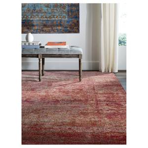 Tapis Lulu Vintage Fibres synthétiques - Fuchsia - Rouge / Caramel - 160 x 230 cm