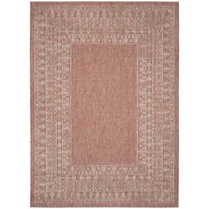 Tapis Marea Fibres synthétiques - Rouge / Blanc - 200 x 300 cm