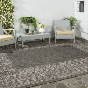 Tapis Marea Fibres synthétiques - Noir / Blanc - 243 x 304 cm