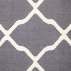 Tapis Mesh Fibres synthétiques - Gris / Beige - 200 x 290 cm