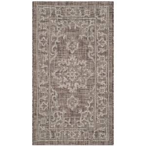 Tapis Mirabelle Fibres synthétiques - Marron / Beige - 90 x 150 cm