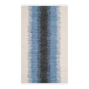 Tappeto Monterrey Nero - Blu - In fibre naturali - 160 x 230 cm