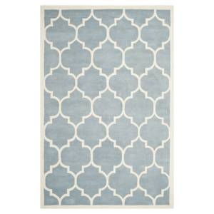 Teppich Morton Blau/Creme - Maße: 152 x 243 cm - 160 x 230 cm