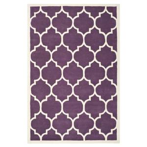 Tapis Morton Mauve / Crème