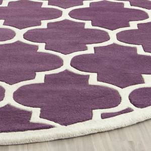 Tapis Morton Mauve / Crème