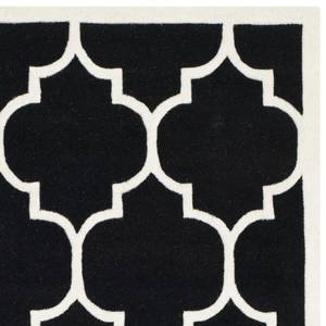 Tapis Morton Noir / Crème - 153 x 244 cm - 160 x 230 cm