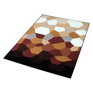 Teppich Mosaic Braun / Beige - 60 x 110 cm