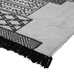 Tapis Nabbe Coton - Gris / Noir